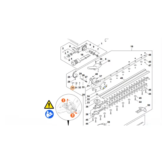 STIHL  Oś 4243 704 0900